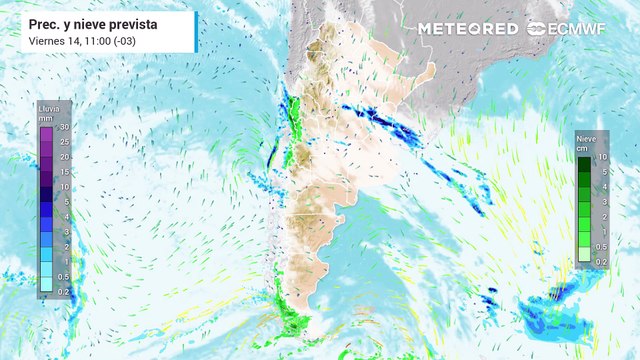 Fin de semana largo y Día del Padre con tormentas fuertes e importantes nevadas en estas provincias