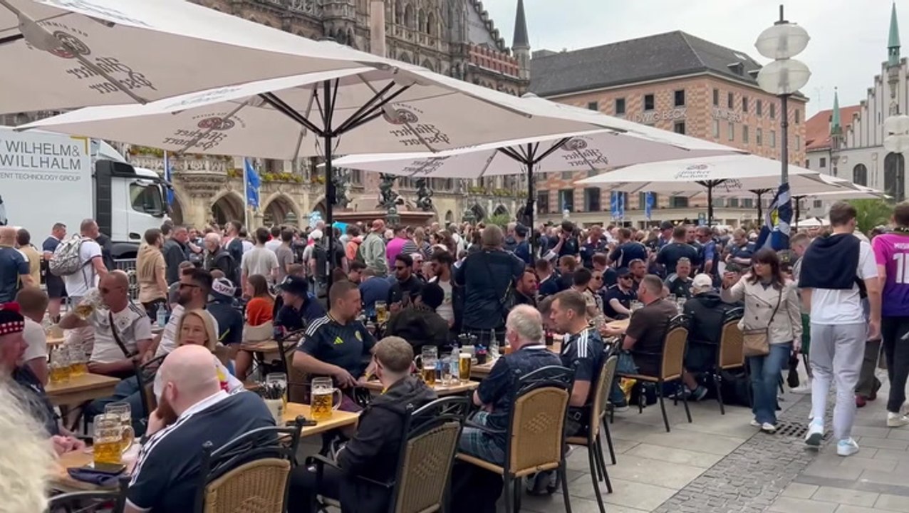 Scotland fans pack Munich bar ahead of Euros opener against hosts Germany