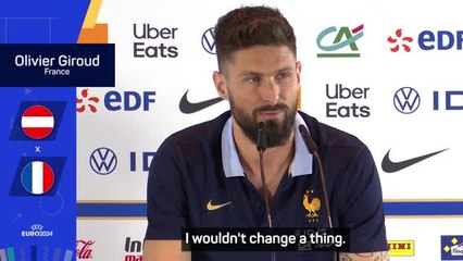 I wouldn't change a thing in my career - Giroud