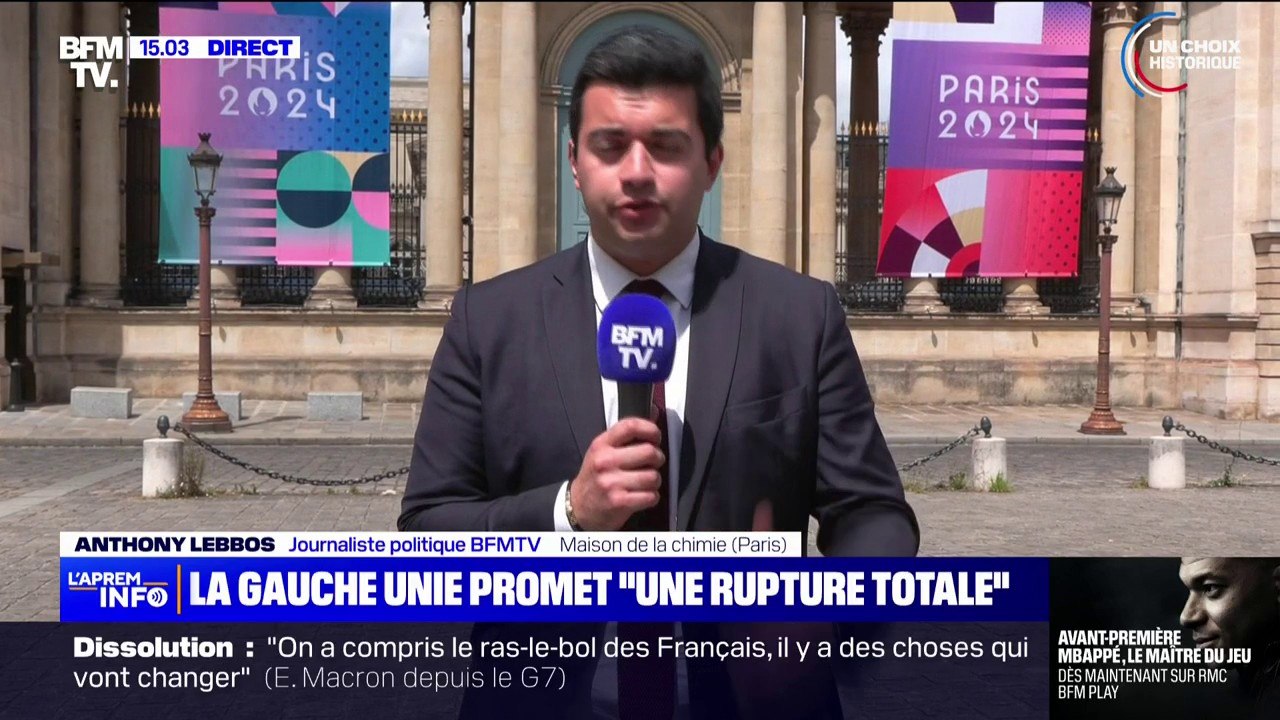 Législatives: la gauche promet une "rupture totale" grâce au programme du Nouveau Front populaire