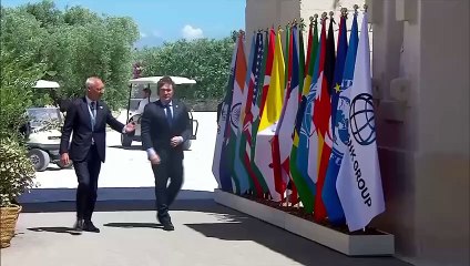 Meloni & Milei at G7 Summit 🇮🇹