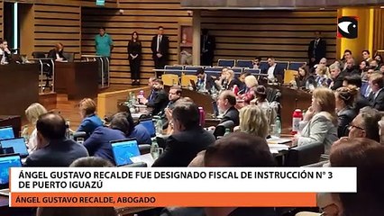 Ángel Gustavo Recalde fue designado Fiscal de Instrucción N° 3 de Puerto Iguazú