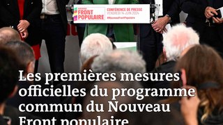 Les principales mesures du programme du Nouveau Front populaire