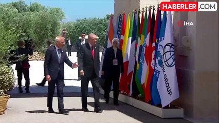 Cumhurbaşkanı Erdoğan, G-7 Zirvesi'nde ABD Başkanı Biden ile görüştü