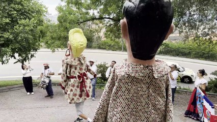 La colla de Mascaradas 'Amigos Sin Fronteras' de Cartago (Costa Rica)