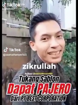 Tukang sablon meraih reward 500 juta
