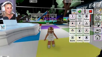 FOXKIRSTEN PLAYS BROOKHAVEN FOR THE FIRST TIME EVER!! Roblox Brookhaven