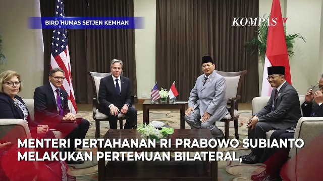 Isi Obrolan Menhan Prabowo Ketemu Menlu AS di Yordania