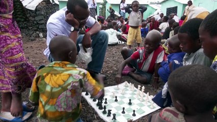 Congo chess club offers an escape from war