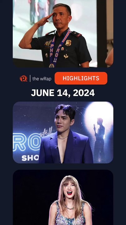 Today’s headlines: Davao region’s police chief, Stell, Swifties | The wRap | June 14, 2024
