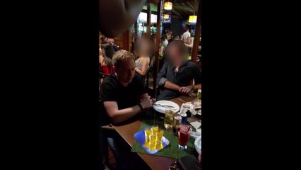 Vídeo mostra Evanio Prestini em confraternização antes do acidente