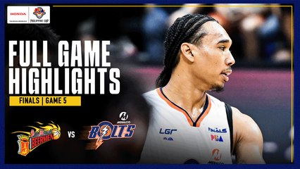 PBA Game Highlights: Meralco resolute anew in crunch time vs. San Miguel, on threshold of maiden title