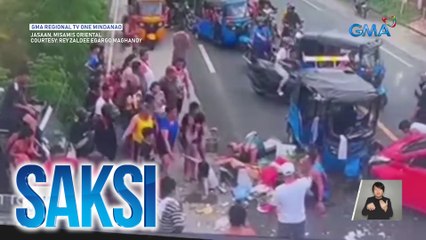 8 sugatan sa salpukan ng tricab at kotse | Saksi