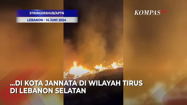 Detik-detik Dentuman Serangan Israel ke Lebanon, 2 Wanita Dilaporkan Tewas