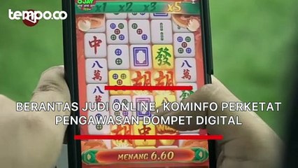 Berantas Judi Online, Kominfo Perketat Pengawasan Dompet Digital