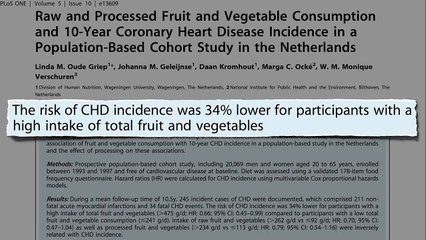 Raw Veggies Versus Cooked for Heart Disease