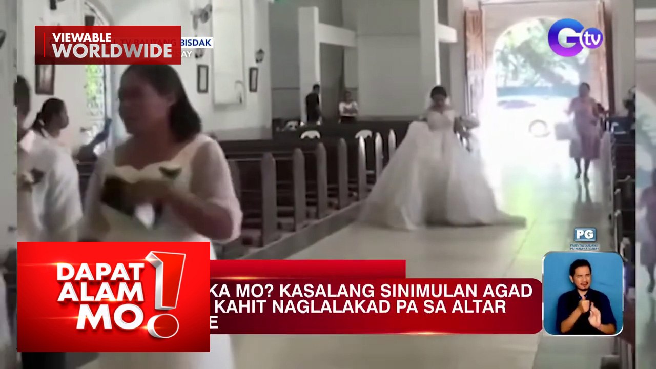 Kasalan, sinimulan agad ang misa kahit naglalakad pa sa altar ang bride! | Dapat Alam Mo!