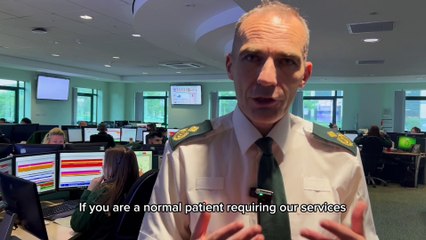 Ambulance service asks patients to consider other options