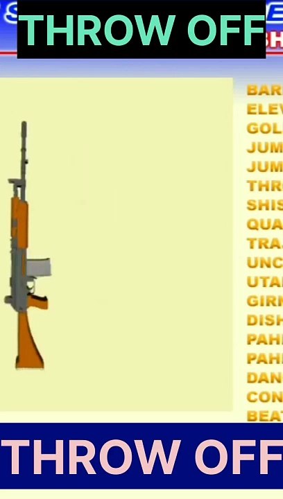 Throw off#theory of small arms fire