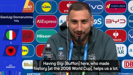 Buffon gives Italy Euro 2024 boost - Donnarumma