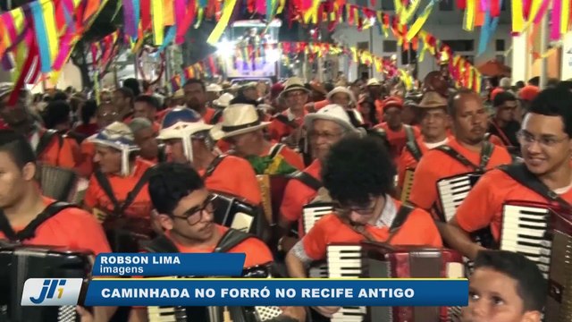 Caminhada do forró no Recife Antigo