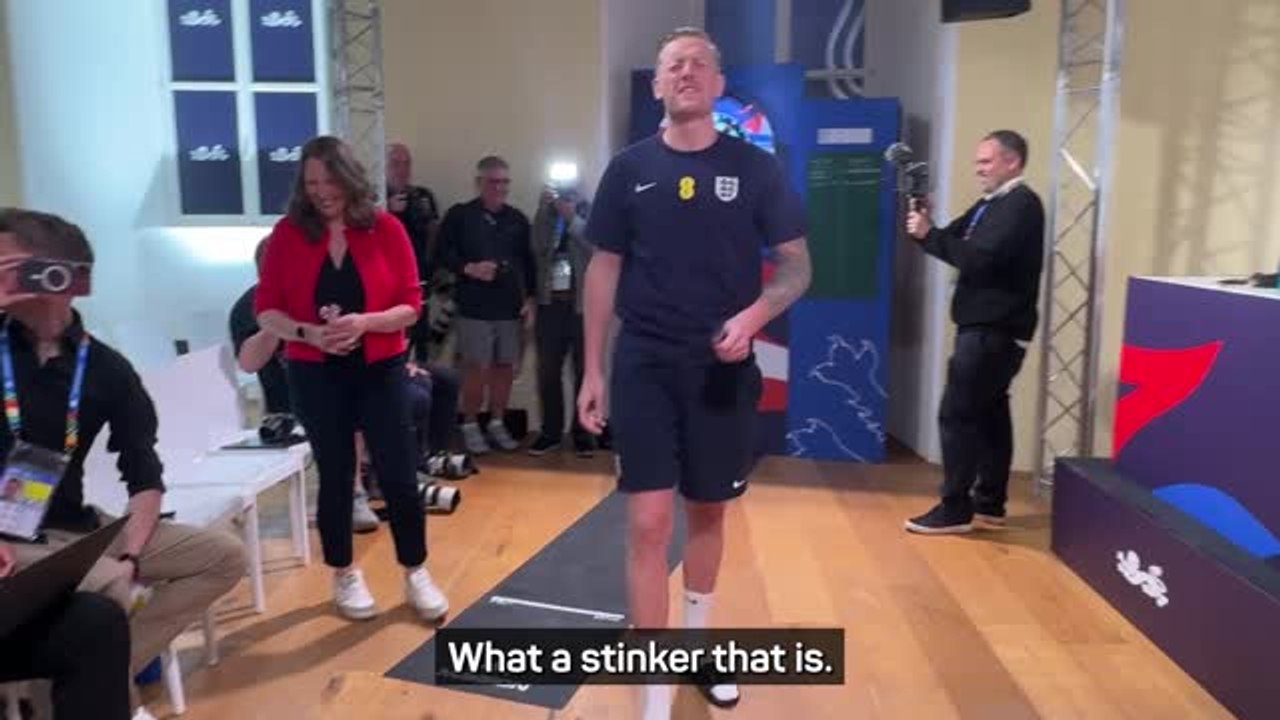 'Devastated' Pickford loses at darts to journalist