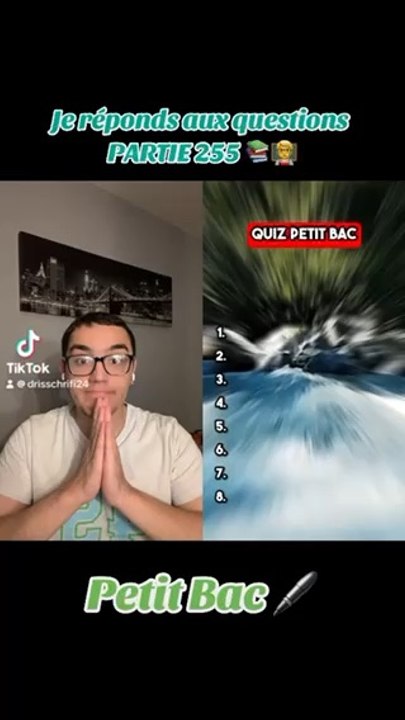 Je réponds aux questions PARTIE 255 (Petit Bac) ‍️