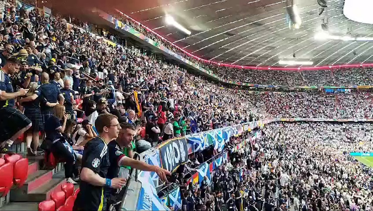 Inside the stadium shortly before kick off