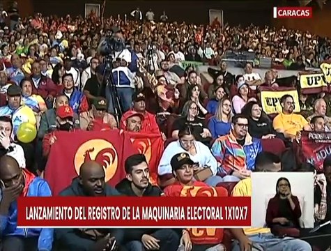 Caracas | Comando de Campaña Venezuela Nuestra lanza registro de la maquinaria electoral 1x10x7