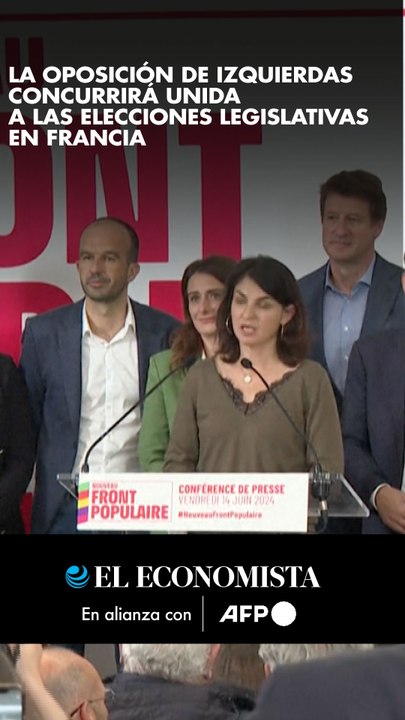 La oposición de izquierdas concurrirá unida a las elecciones legislativas en Francia