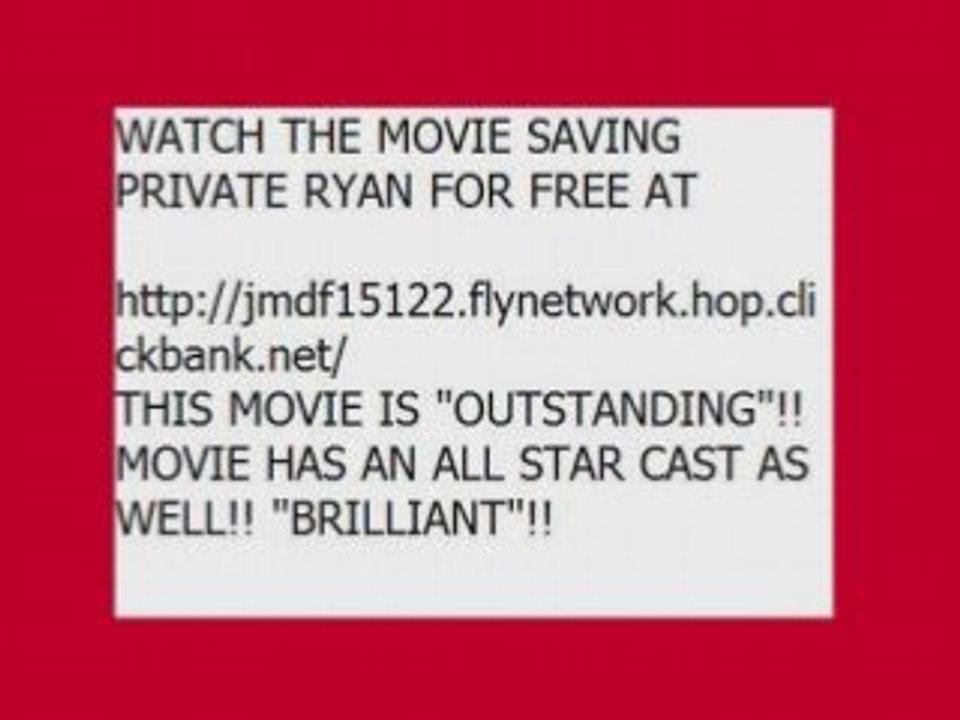 SAVING PRIVATE RYAN