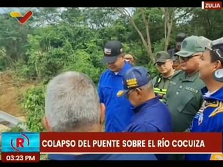 Gobierno Nacional atiende a los afectados por el colapso del puente sobre el río Cocuiza