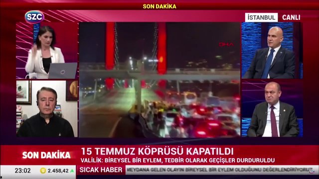 15 Temmuz Şehitler Köprüsü trafiğe kapatıldı