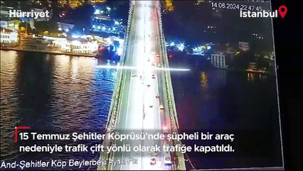 15 Temmuz Şehitler Köprüsü trafiğe kapatıldı