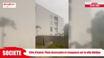 Côte d'Ivoire/ Pluie incessante et ravageuse sur la ville Abidjan 