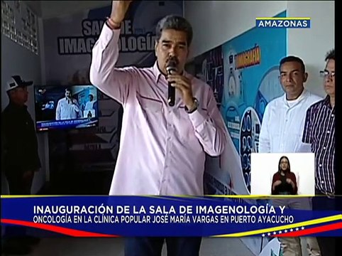 Jefe de Estado inaugura espacios de la Clínica Popular “José María Vargas” en el estado Amazonas
