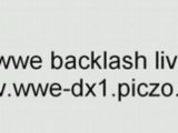 WWE BACKLASH 2008 LIVE