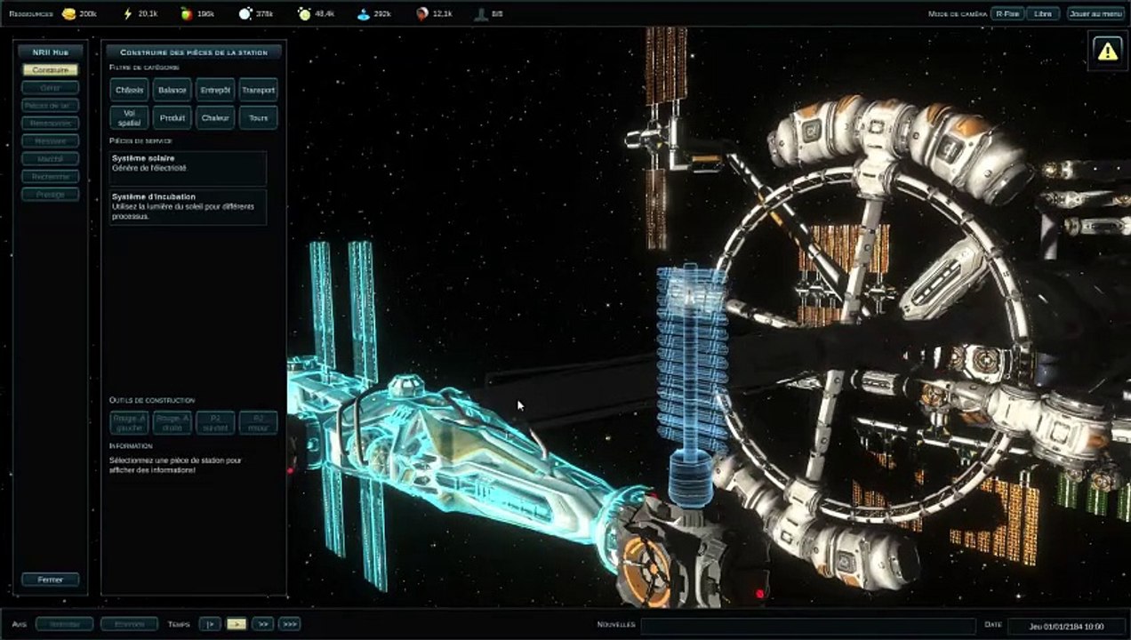 [FR] Heliopolis Six : 1 - Embarquez pour une odyssée cosmique, Gérez votre propre station spatiale