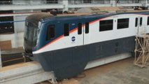 Llega segundo tren monorriel para la Línea 3 del Metro