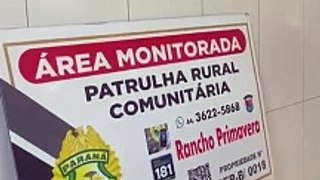 Patrulha Rural da PM faz palestra de orientação sobre segurança para moradores de Altônia