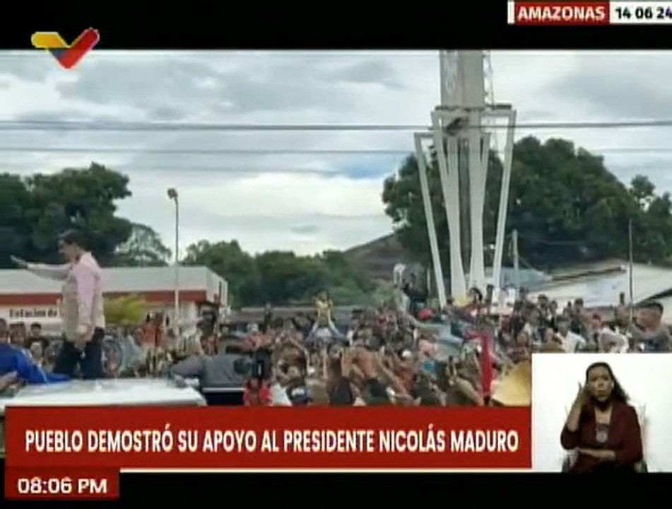 Amazonas se desbordó en amor y alegría para recibir al Pdte. Nicolás Maduro