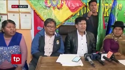 ”Esta marcha es política”, dice Toño Siñani sobre la movilización de gremiales que partió de Patacamaya a La Paz