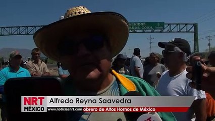 Aborta la policía, bloqueo de obreros de AHMSA en la carretera 57