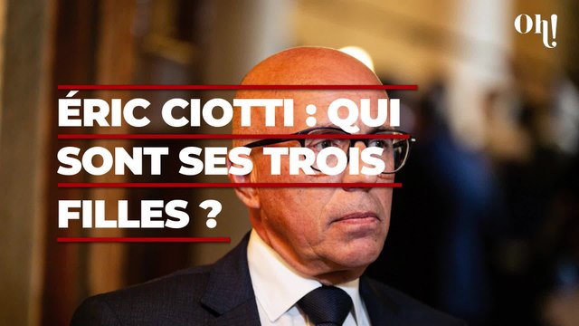 Éric Ciotti : qui sont ses trois filles, Bénédicte, Jeanne-Marie et Anne-Julie ?