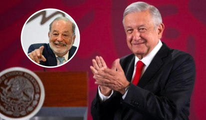 AMLO revela en la 'Mañanera' que Carlos Slim busca participar con Pemex en extracción de gas