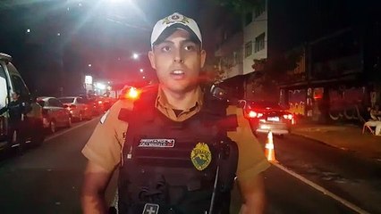 Video herunterladen: Forças de segurança realizam blitz para coibir embriaguez ao volante