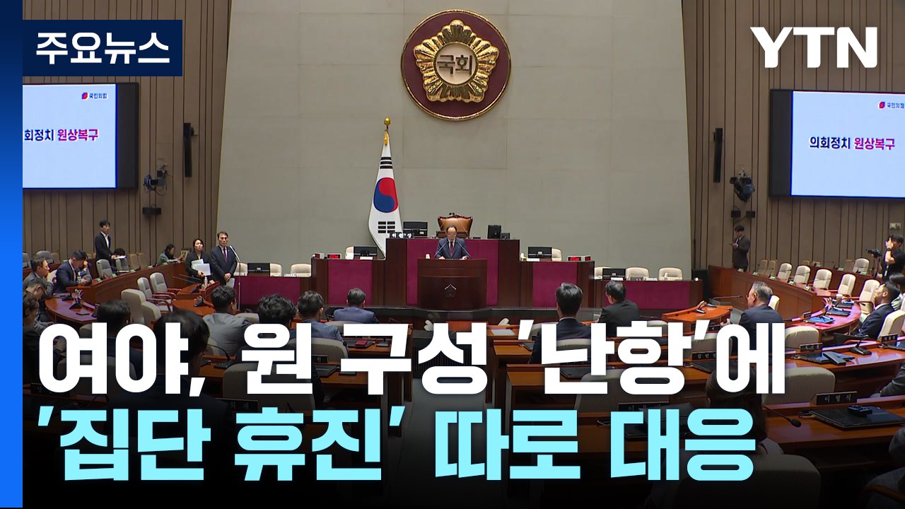 여야, 원 구성 '난항'에...'집단 휴진' 따로 대응 / YTN
