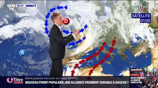 Après un épisode orageux et pluvieux, les éclaircies font leur retour sur l'Hexagone avec toutefois de nouvelles averses dans le nord ouest