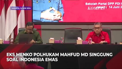 Mahfud MD: Jika Hukum dan Demokrasi Tak Ditegakkan, Jangan Mimpi Indonesia Emas