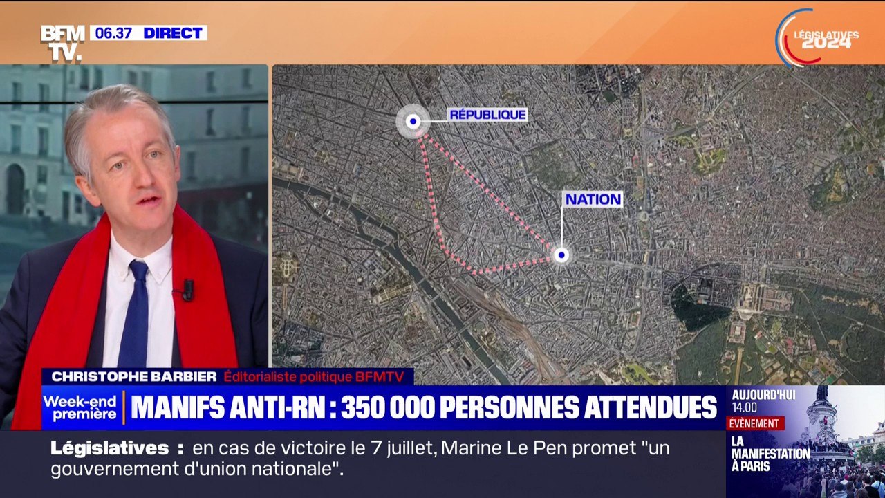 Manifestations contre le RN: 21.000 policiers et gendarmes déployés dans toute la France